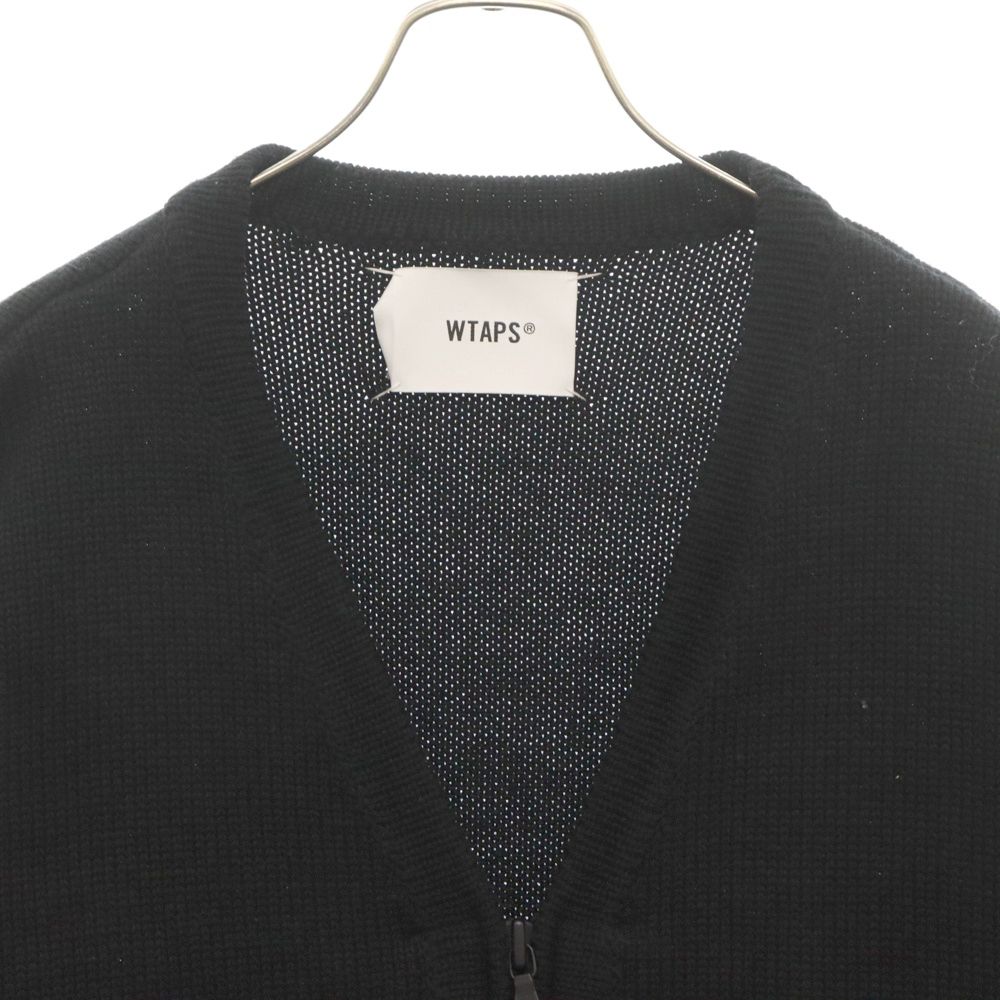 トップス WTAPS 212MADT-KNM01 PALMER SIZE:XL WTAPS (ダブルタップス) 21AW PALMER SWEATER POLY ジップカーディガン
