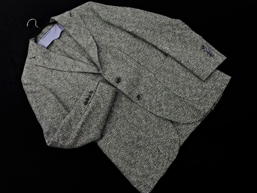 新品 DRESSTERIOR ドレステリア 綿麻 テーラード ジャケット size46/グレー メンズ