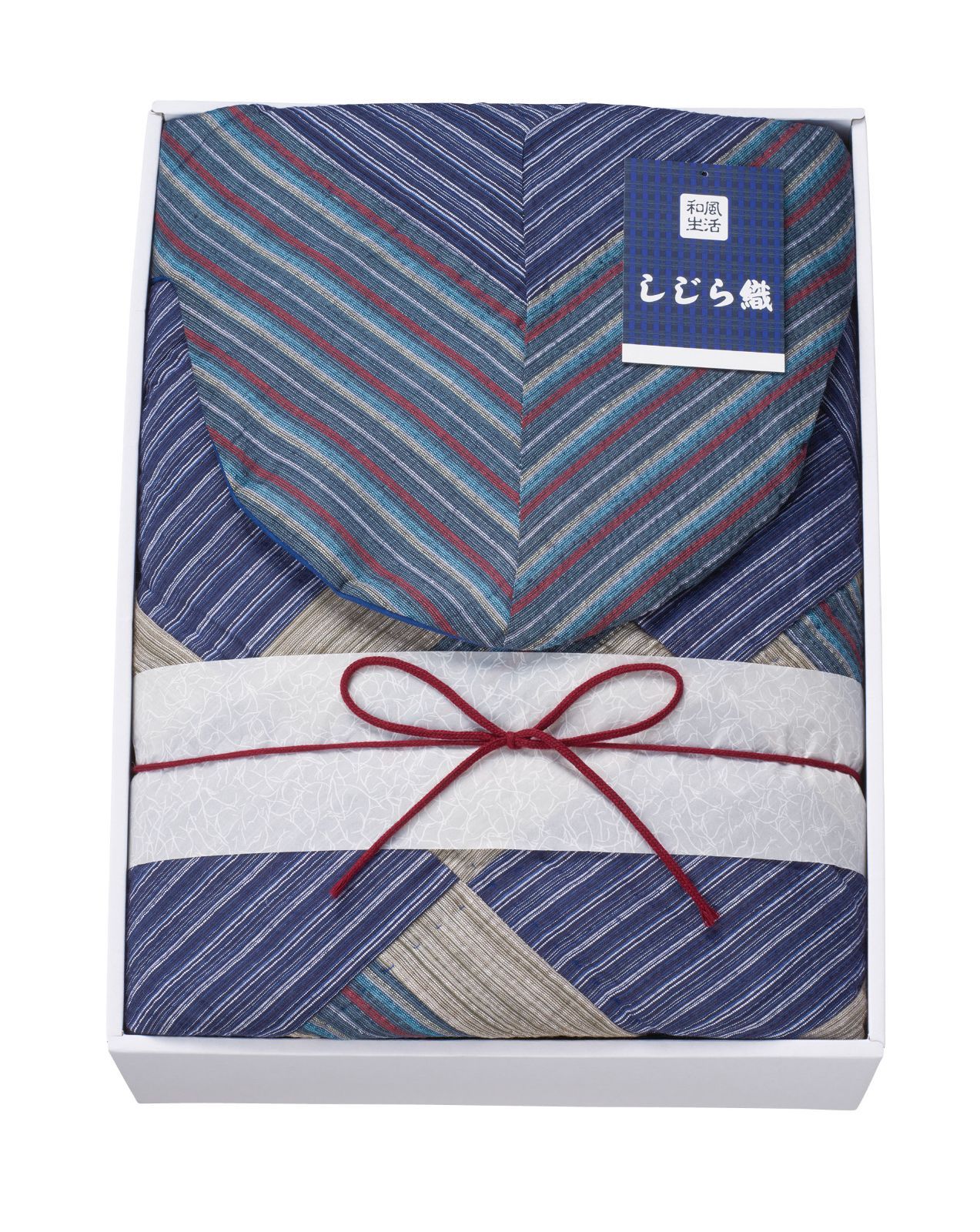 しじら織パッチワークマルチカバー 長方形