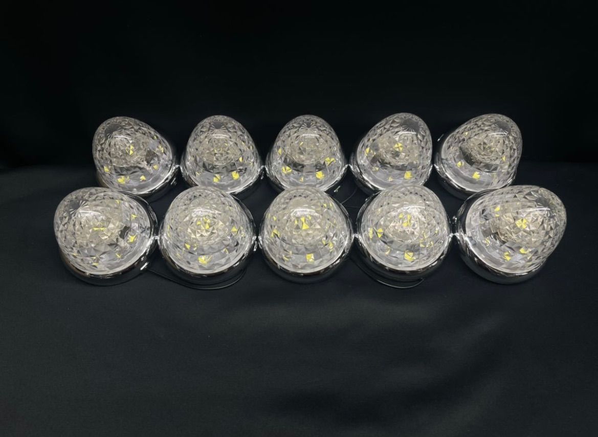 1130】かすみ草×琉球ガラス 星形レジンヘアゴム 【1130】かすみ草×琉球