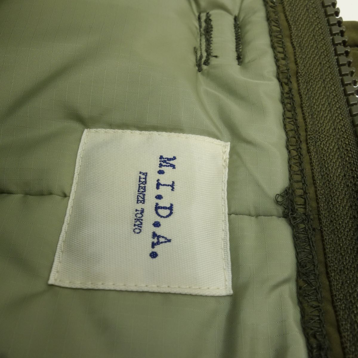 M.I.D.A ミダ HELMET BAG トートバッグ オリーブ ※中古（米軍