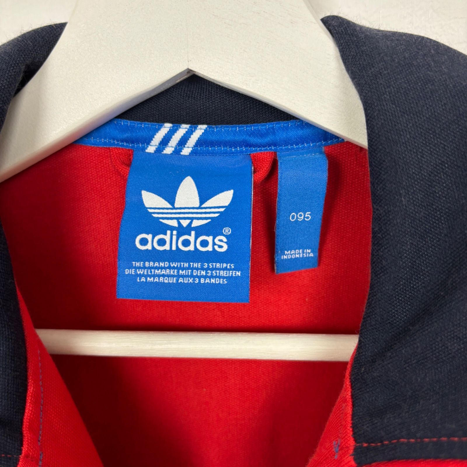 adidasアディダス　トラックジャケット　ヨーロッパTT トレフォイルロゴ　M アディダス トラックジャケット ヨーロッパTT トレフォイルロゴ