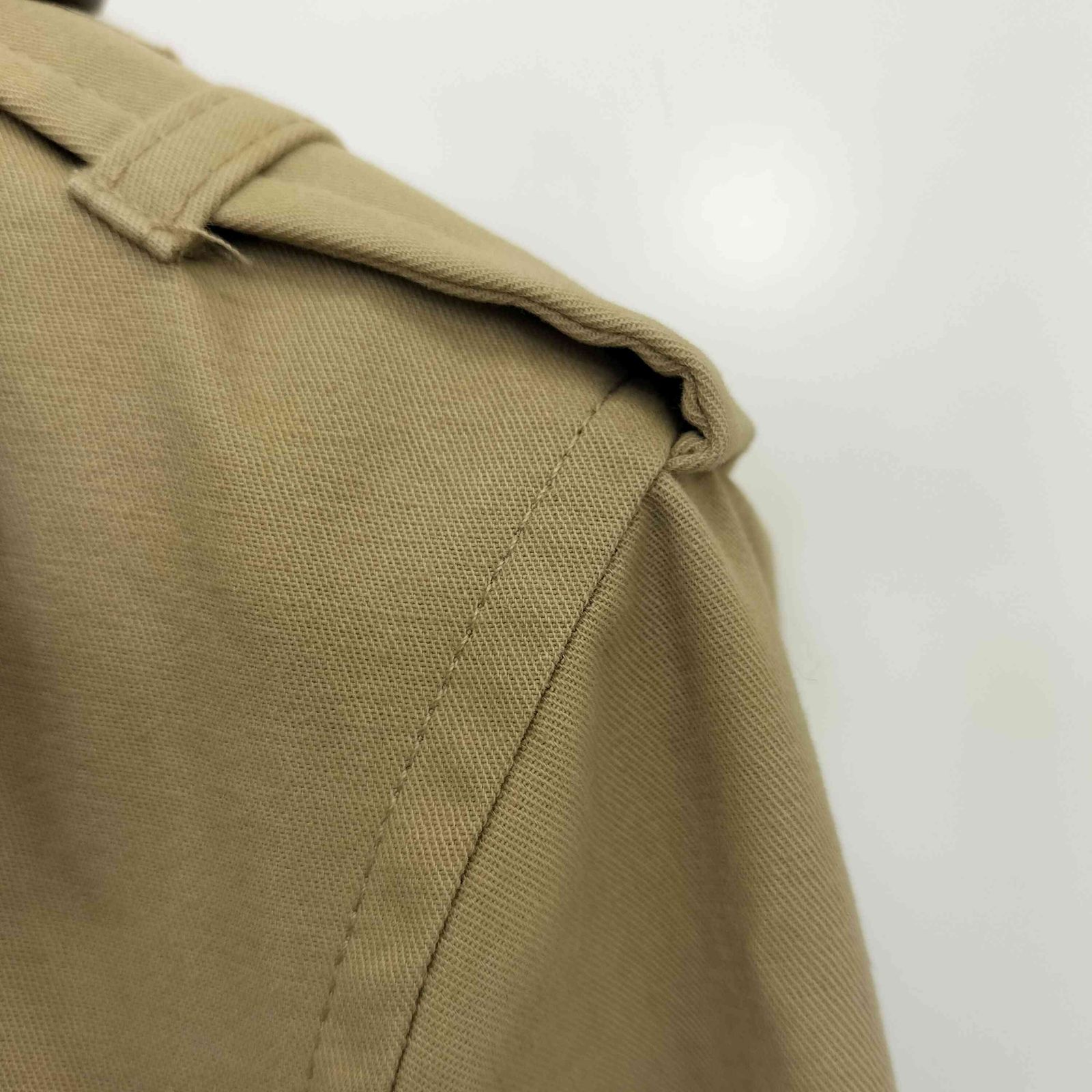 新品 オペークドットクリップ コットン ギャバ トレンチコート L 大きめ オペークドットクリップ OPAQUE.CLIP コットンギャバ トレンチコート