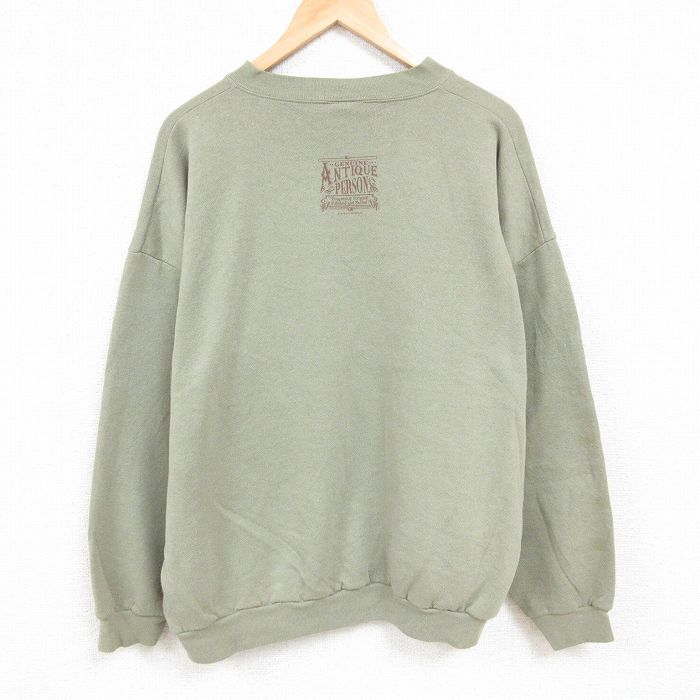 XL★古着 TULTEX 長袖 スウェット メンズ 90年代 90s ブラックキャッツ クルーネック 青 ブルー 24oct21 中古 スエット トレーナー トップス L☆古着 TULTEX 長袖 スウェット メンズ 90年代 90s シカ クルーネック