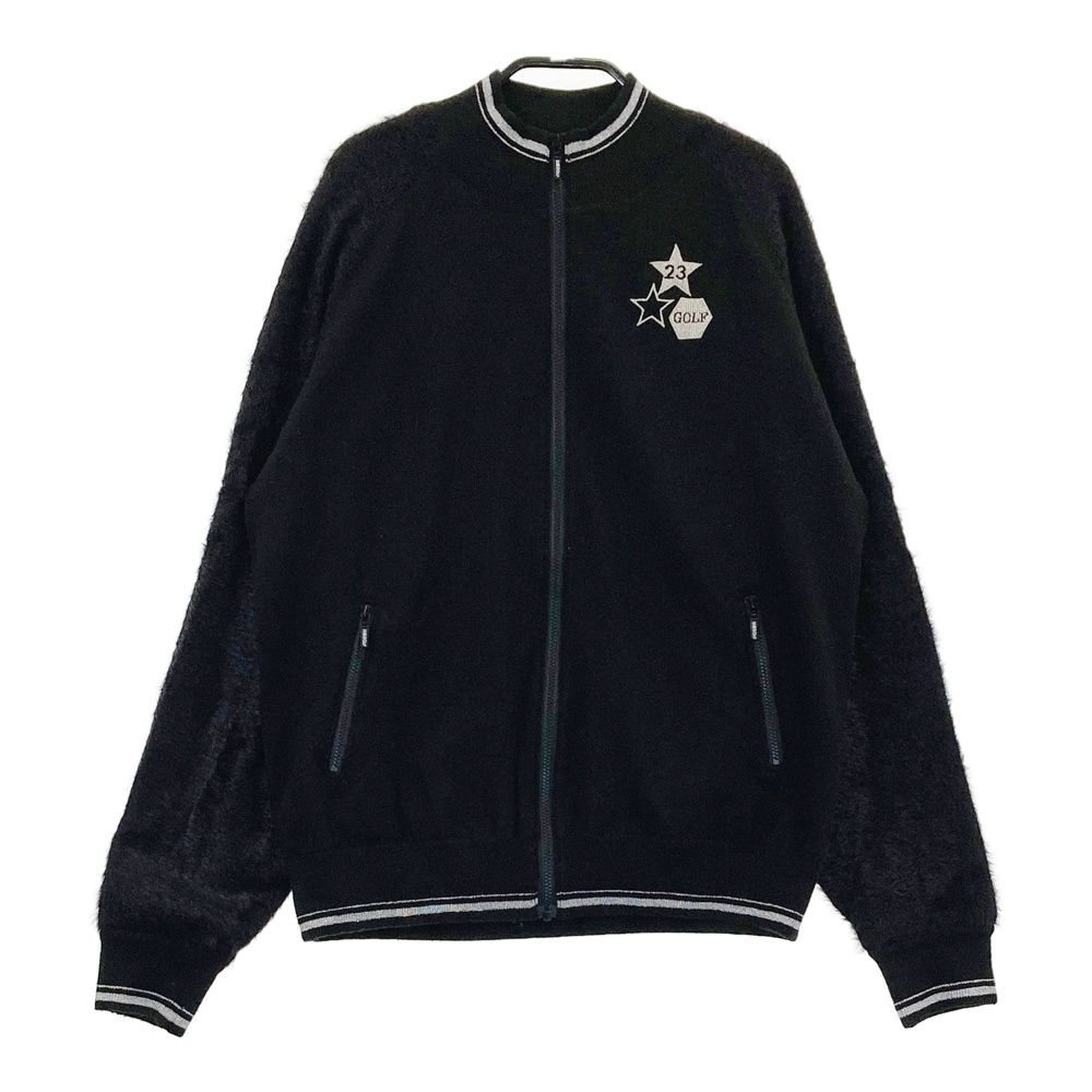 23区GOLF ニジュウサンクゴルフ ニットジャケット ホワイト系 L