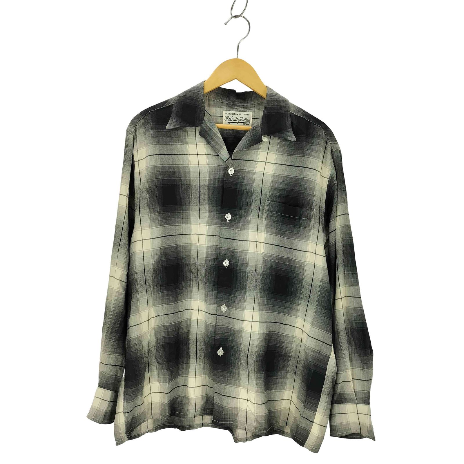 ワコマリア WACKO MARIA Ombre CHECK OPENCOLLAR SHIRT メンズ