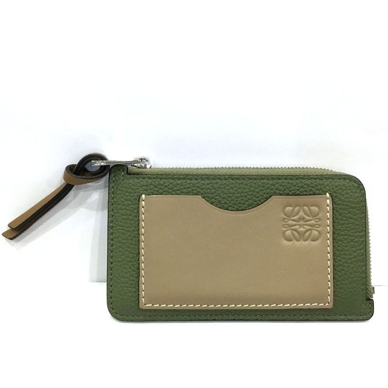【超美品】LOEWE ロエベ コインケース リピートアナグラム カードホルダー LOEWE ロエベ （LOEWE） リピート アナグラム ジャガード コイン