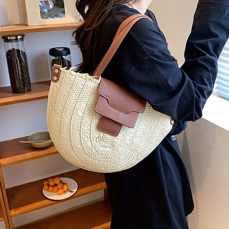 miniministore ストローショルダーバッグ かごバッグ 夏