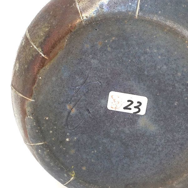 丹波立杭焼 清水一二作 花器 丹波立杭焼 清水一二 丹波線紋 花入 ギフト NEXPOTALLINN_EU