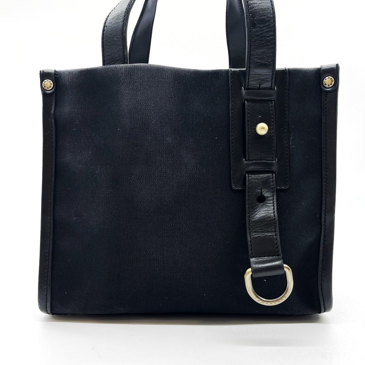 【美品】バーバリー　ノバチェック　ショルダーバッグ　レザー　黒　ブラック　トート 美品 Burberry バーバリー ショルダーバッグ ノバチェック