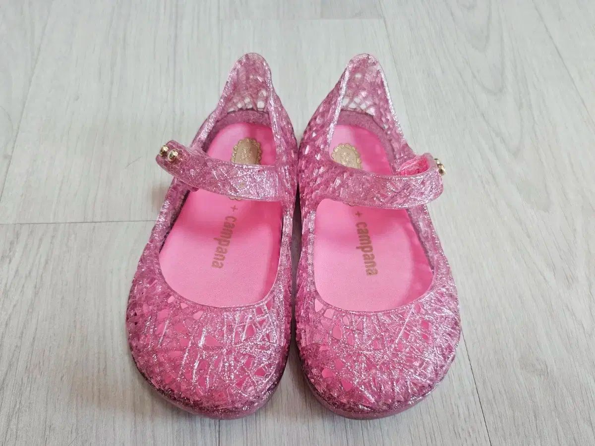 mini melissa(ミニメリッサ) ZIGZAG(ジグザグ) グリッター ピンク ( 120 )