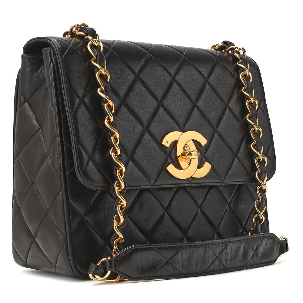 CHANEL シャネル マトラッセ デカココ スクエア型 チェーンショルダー 