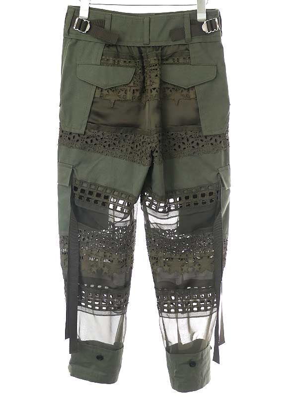 sacai カーゴパンツ　21ss カーキ　サイズ1 sacai カーゴパンツ 21ss カーキ サイズ1 - メルカリ