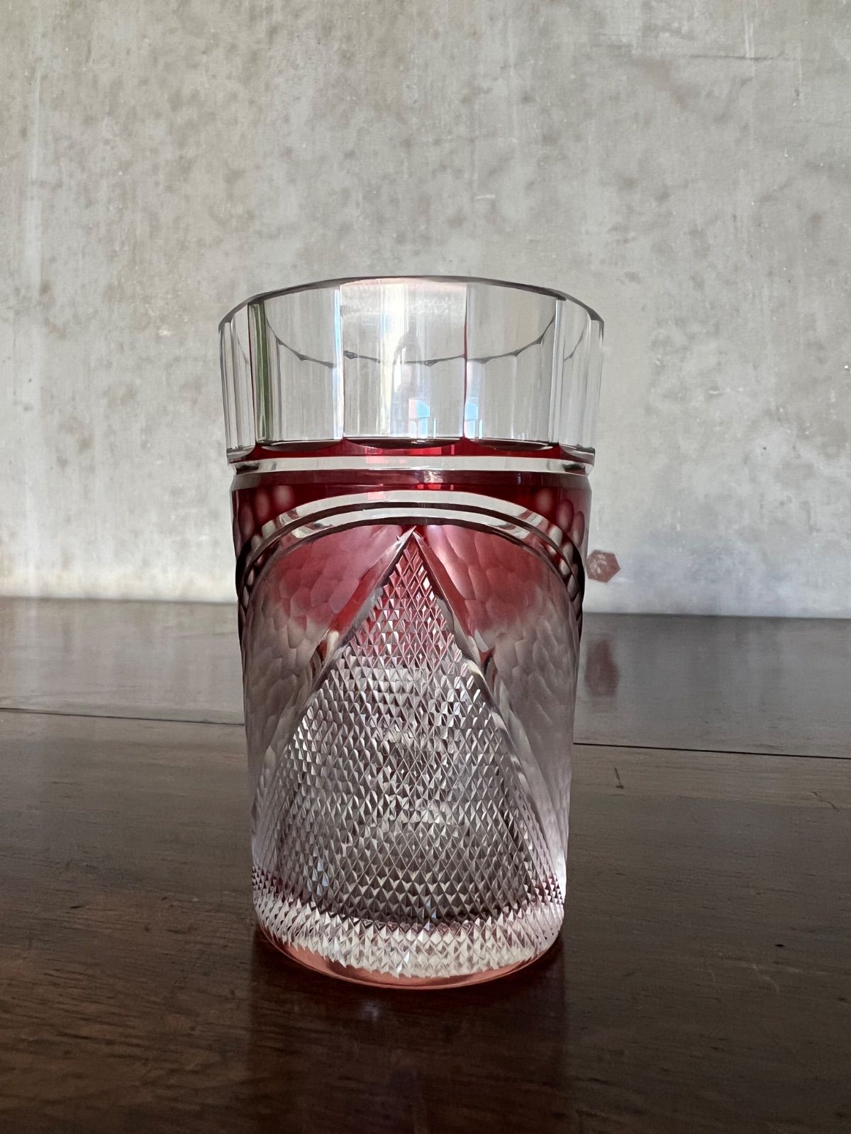 ヴィンテージ 赤切子 グラス 6P セット - メルカリ