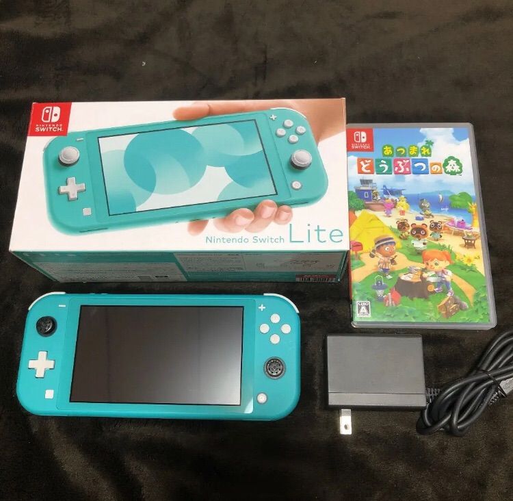 SWITCH LITE ターコイズ 02 あつ森 セット - メルカリショップ - メルカリ