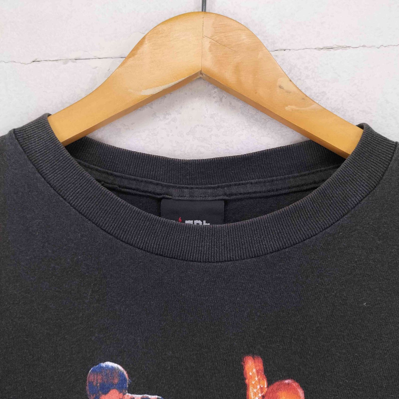 ジャイアント giant 2001コピーライト 両面プリントバンドTシャツ