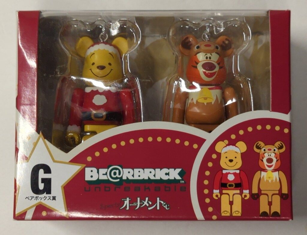 MEDICOMTOY オーナメントくじ/BE@RBRICK ペアボックス賞 G(プー