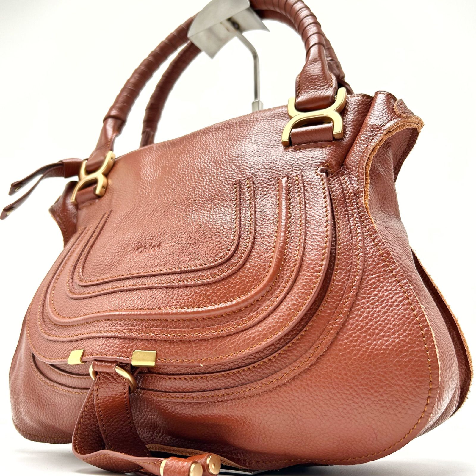 Chloe ピンク Marcie マーシーバッグ Chloe CHLOE クロエ バッグ 鞄 ハンドバッグ ミニダブルバッグ