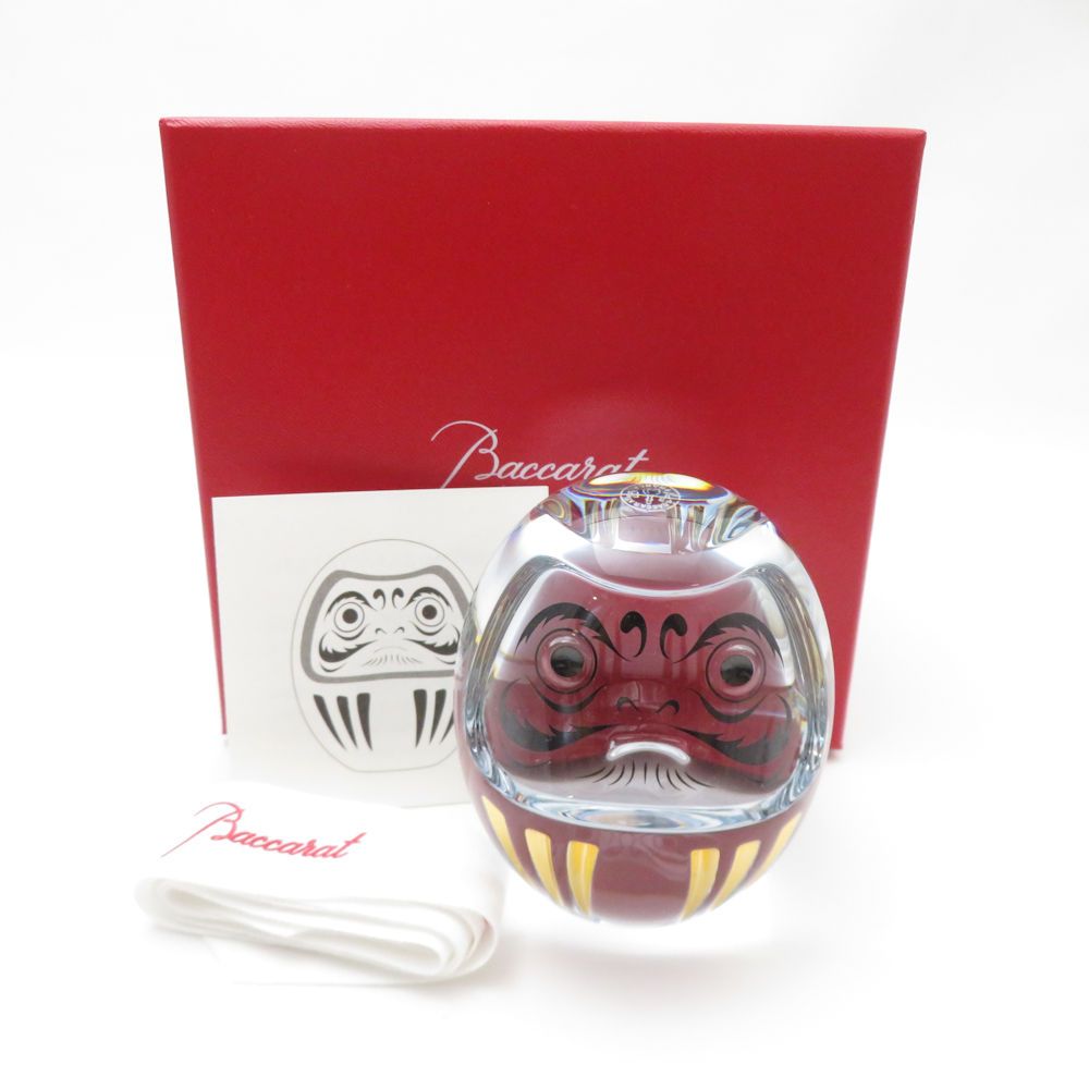 ♥ Baccarat バカラ ダルマ 2815753 Nicolas Triboulot フィギュリン クリスタル だるま 達磨 開運吉祥 祈願成就 縁起物 SY13242U2