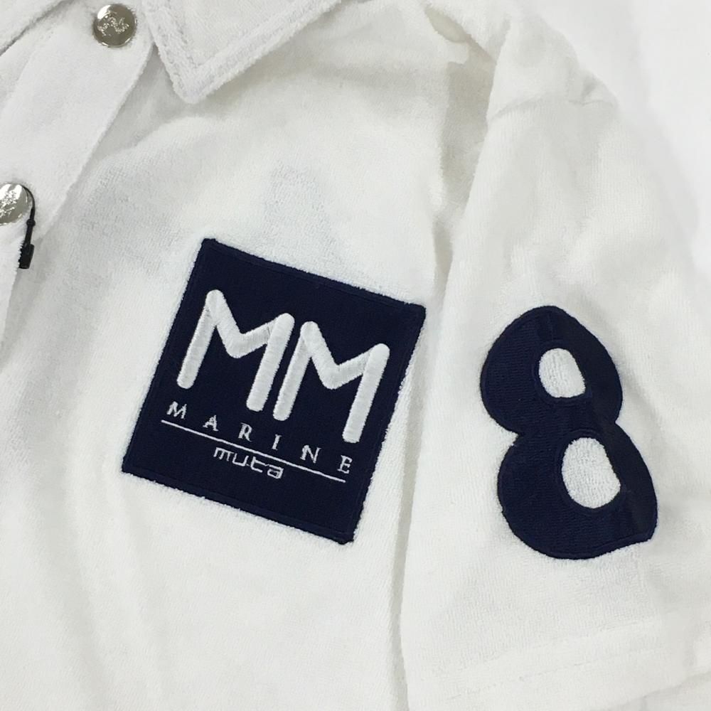 ムータマリン　MUTA MARINE ポロシャツ 半袖　ホワイト　S muta marine golf 半袖ポロシャツ メンズ ムータ マリン ゴルフ