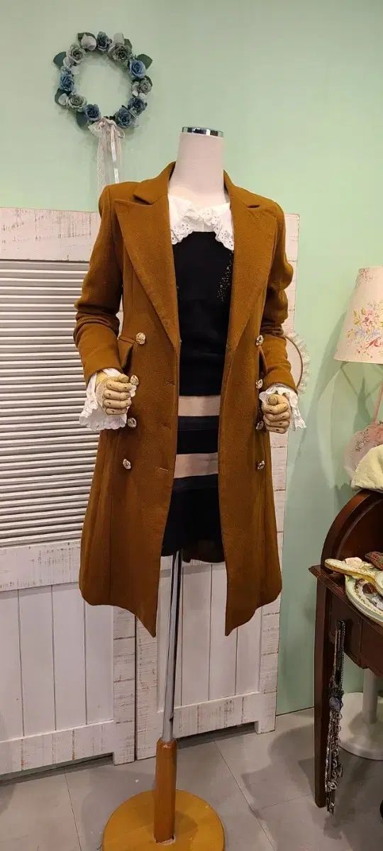 HeRIN.CYE 変形ウールコート Round body wool coat Long Wool Coat