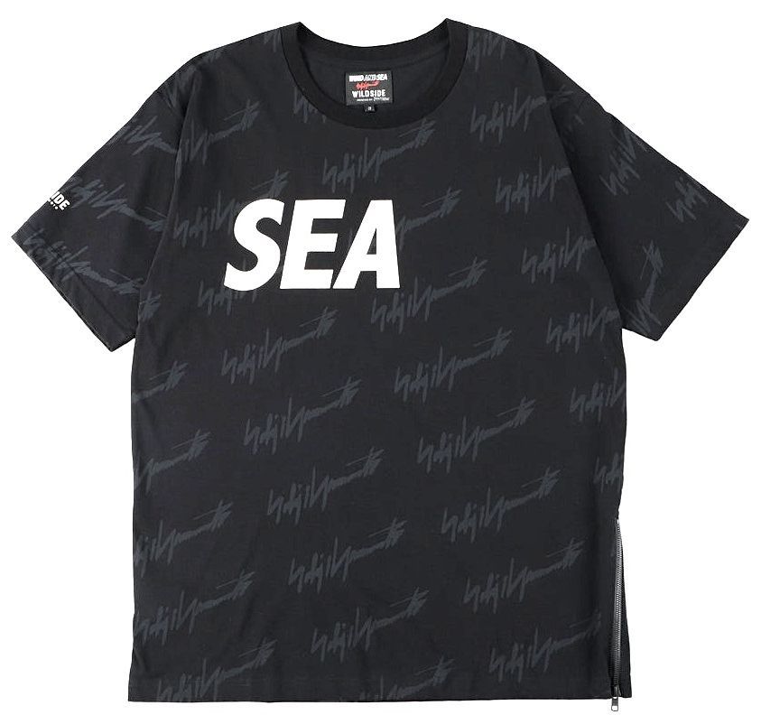WIND AND SEA x Yohji Yamamoto Monogram Print T-shirt ウィン  