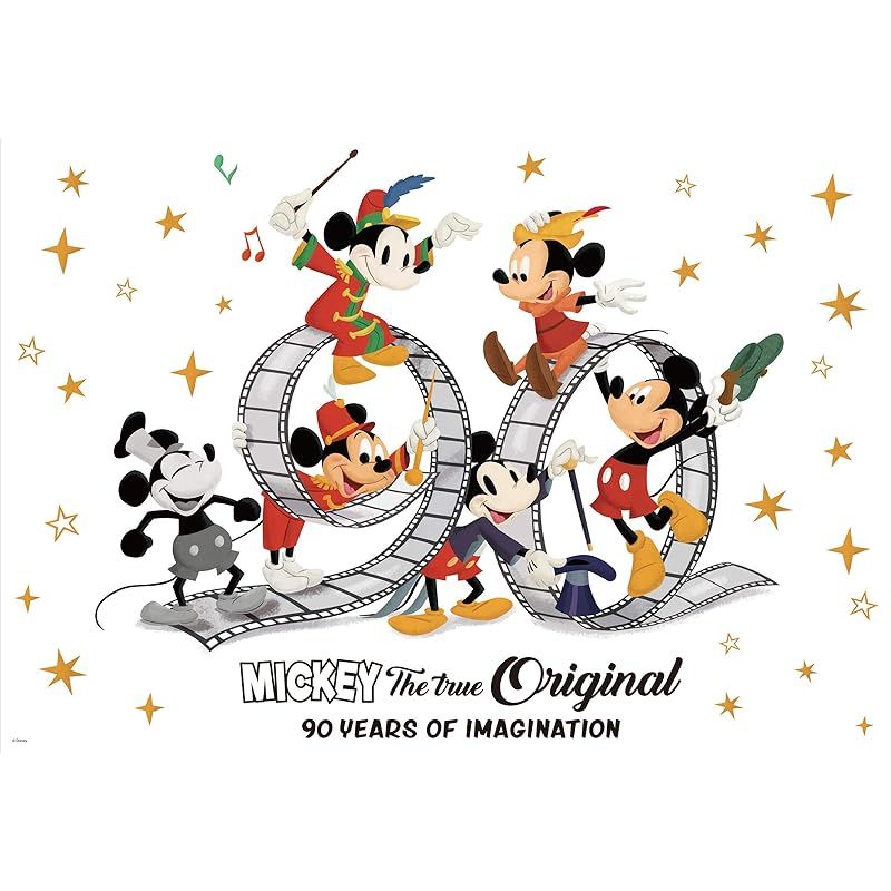 【特価商品】1000ピース ジグソーパズル ディズニー 90周年 MICKEY THE TRUE ORIGINAL(51x73.5cm)