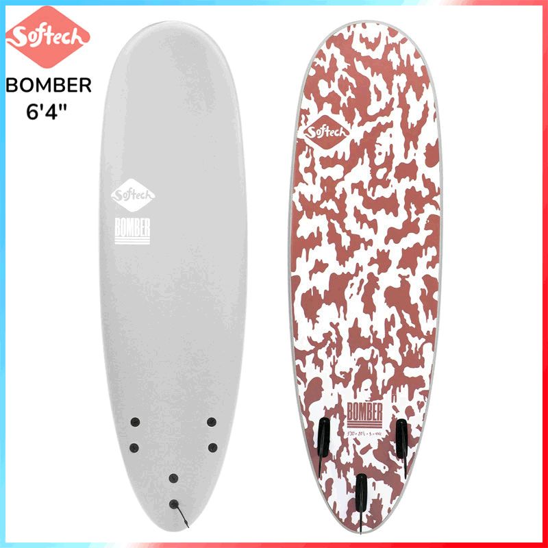 激安新品未開封！Softech BOMBER 6'4\" サーフボード SOFTECH ソフテック BOMBER ボンバー 6'4 BOMIISGW06422