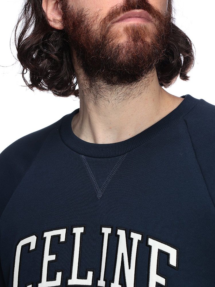 CELINE PARIS ロゴ スウェット　コットンフリース　セリーヌ CELINE PARIS ロゴ スウェット コットンフリース セリーヌ