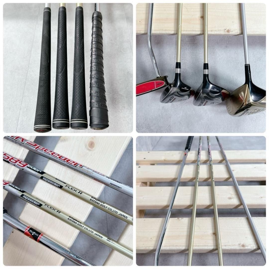 X102 KATANA SWORD メンズ ゴルフ クラブ セット 13点