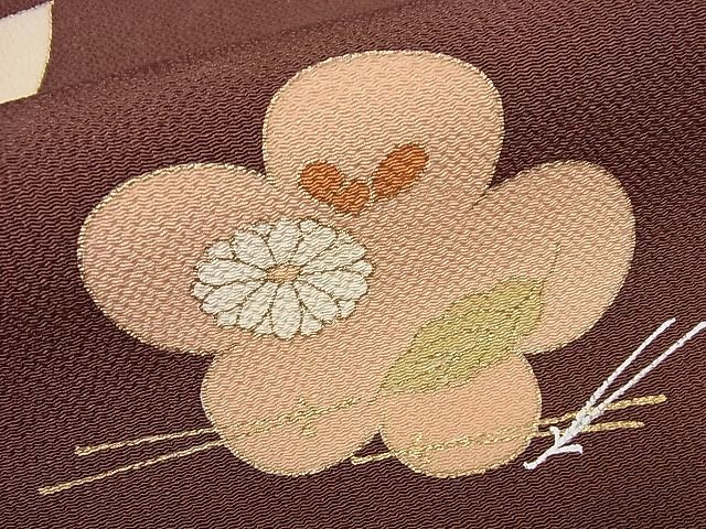 染帯 志ま亀 縮緬 ちりめん名古屋帯 志ま亀製 縮緬九寸名古屋帯 | 特選