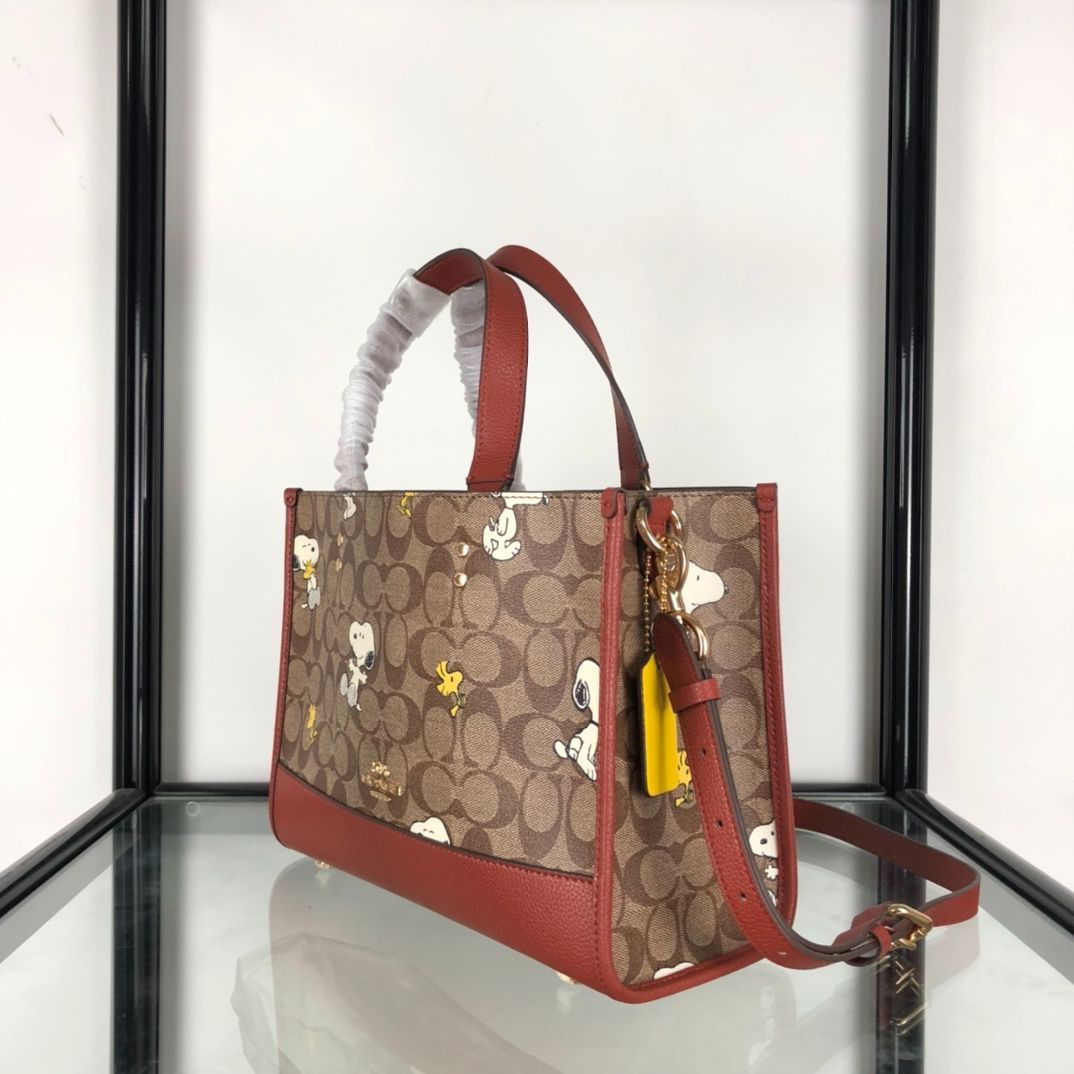COACH コーチバッグ CE862 Coach x Peanuts スヌーピーコラボ トート  