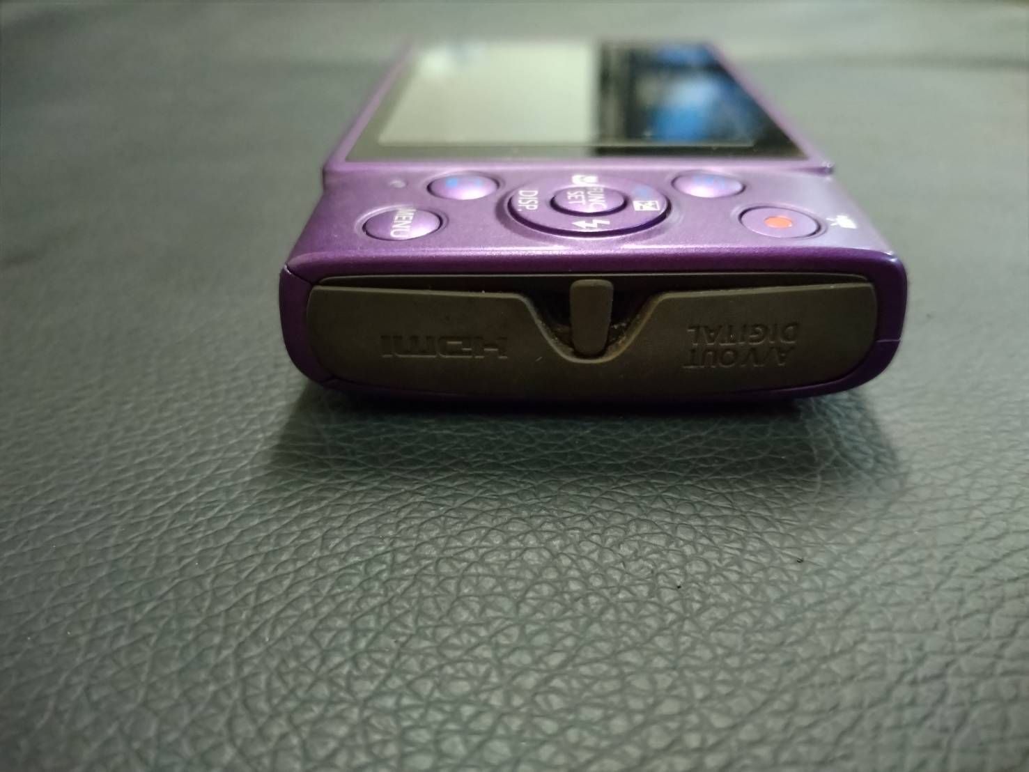 Canon IXY 630 (パープルカラー) + Canon専用ケース（赤色