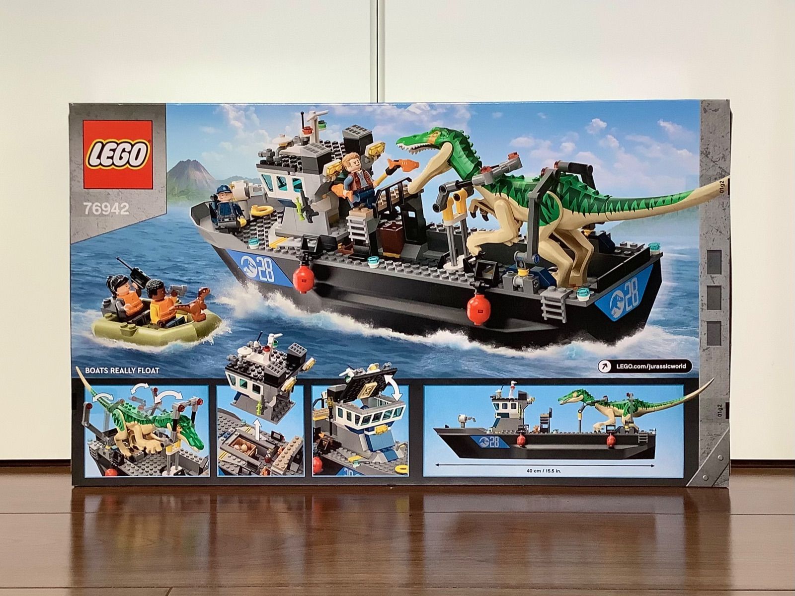 レゴ(LEGO)ジュラシック・ワールド バリオニクスの水上脱出 76942-