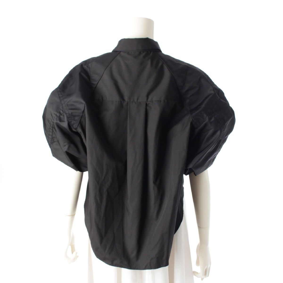 サカイ ドッキング パフスリーブ ブラウス 半袖 シャツ トップス