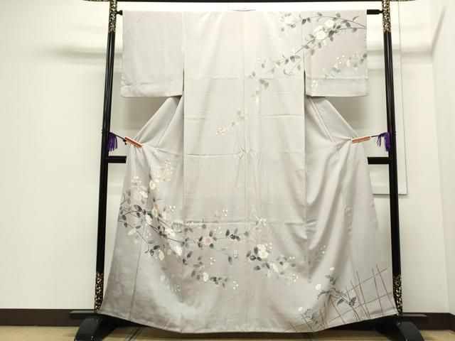 平和屋□極上 十日町 名門 滝泰謹製 振袖・長襦袢セット おぼろ染め 襲ね