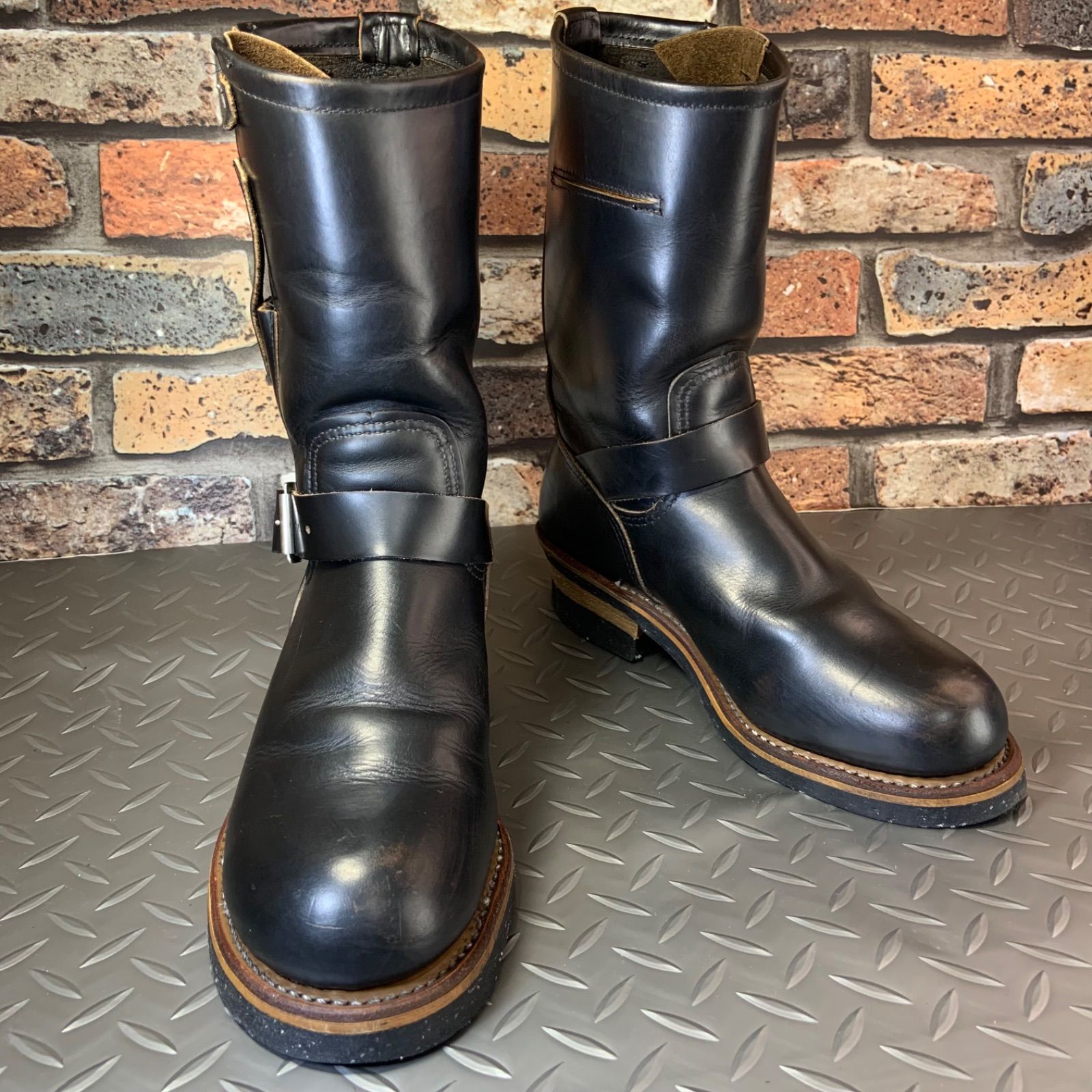 レッドウィングPT91プリントタグ8270ナイフポケット レザーエンジニアブーツ ☆REDWING 8270 ナイフポケット PT91前期 茶芯 VINTAGE