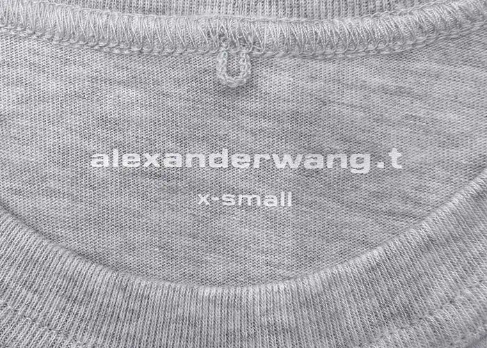 【新品未使用タグ付き】アレキサンダーワン　ミニワンピース　スエット素材 alexanderwang アレキサンダーワング ロゴ入り ストレッチ ジャ