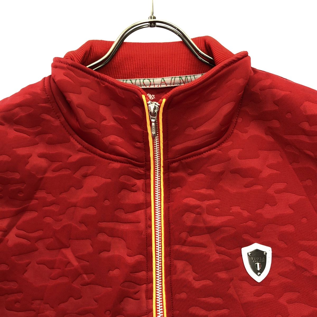 古着 VIOLA rumore ヴィオラルモーレ ジップジャケット L レッド メンズ