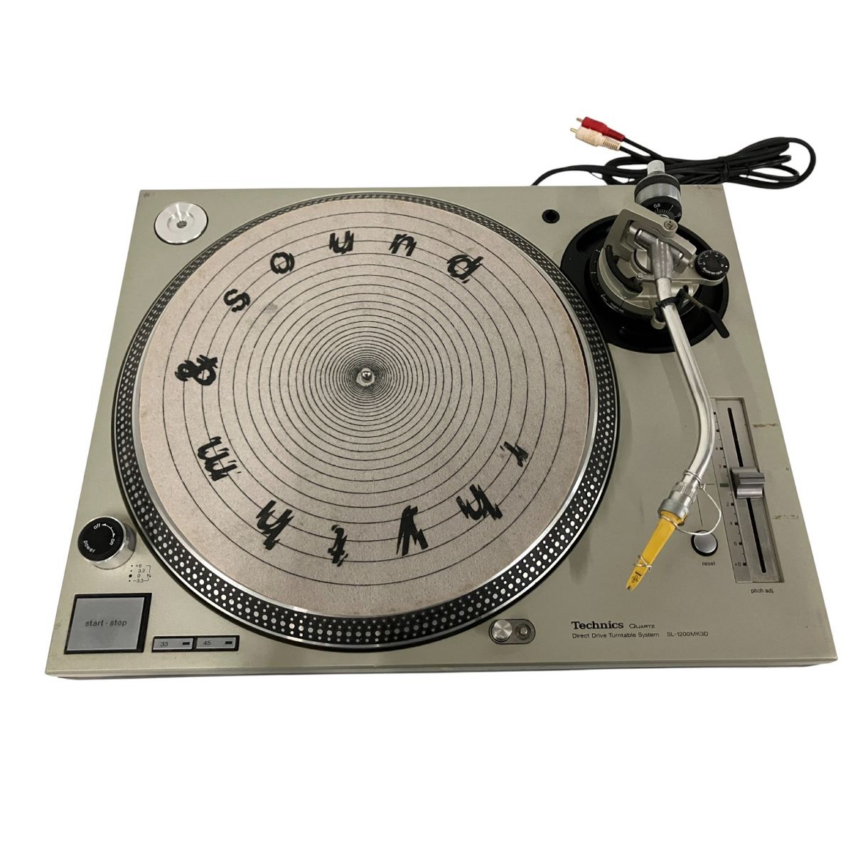 【ジャンク品】technics SL1200 3Dターンテーブル 中古品】Technics/ターンテーブル/SL-1200MK3DS -DJ機材アナログ