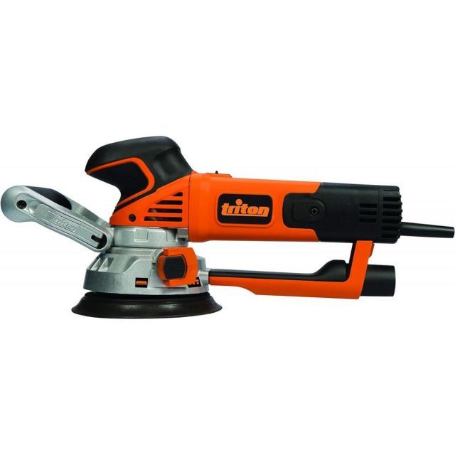 TRITON トライトン 500W ギヤードオービタルサンダー TGEOS 研磨 面ファスナー式 仕上げ磨き 電子速度制御機能 補助ハンドル付