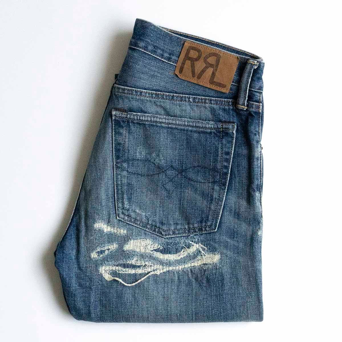 美品】RRL【SLIM NARROW JEANS】29×30 スリムナロージーンズ デニム 