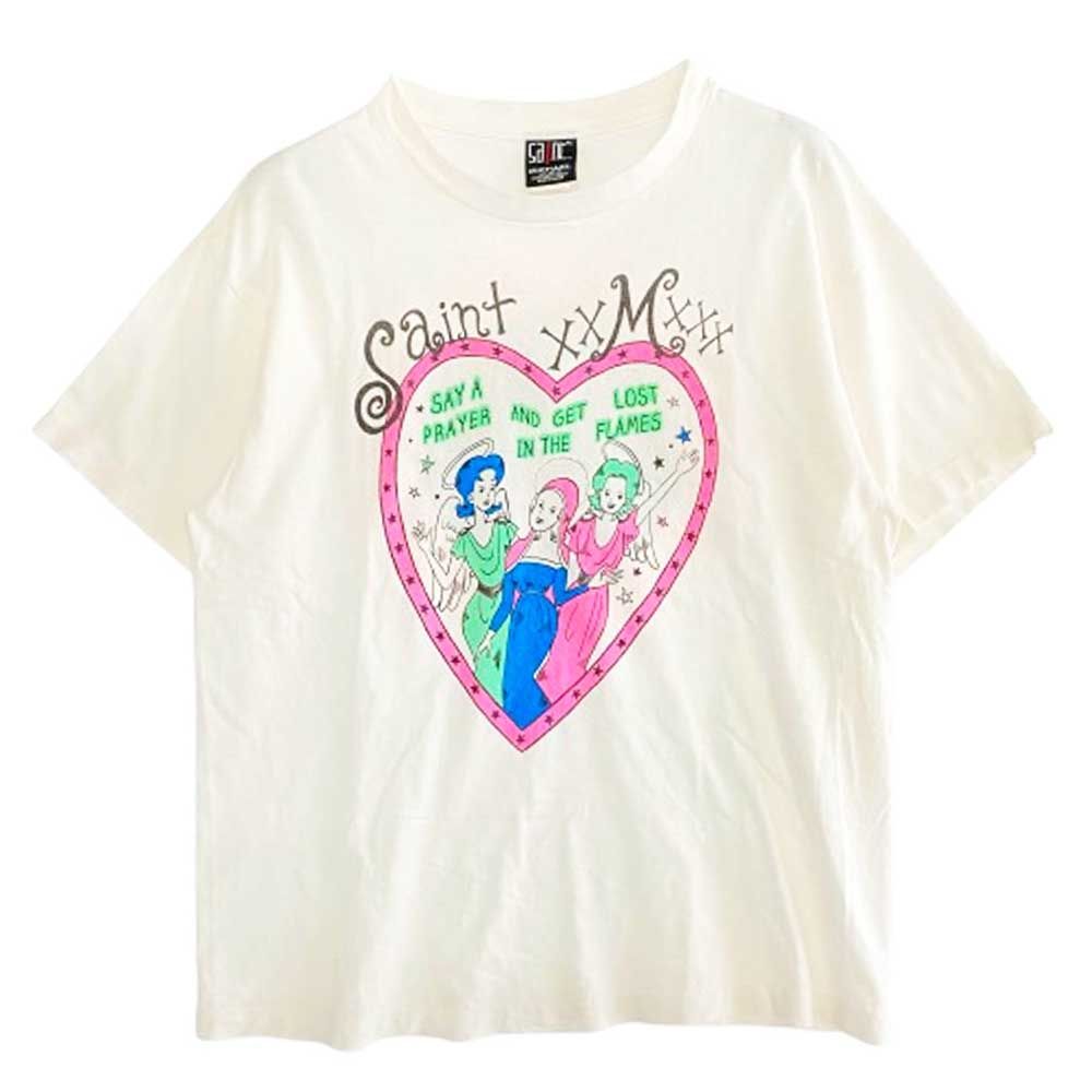 SAINT MICHAEL セントマイケル 21AW SM-A21-0000-005 HEART TEE ハート 