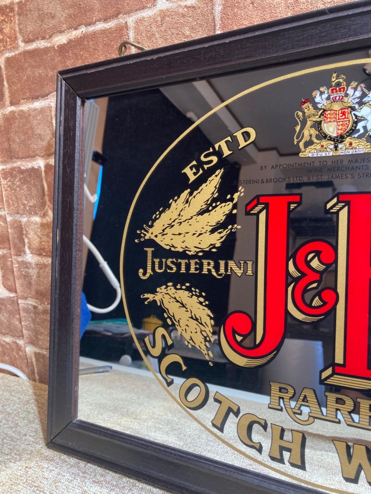 ジャステリーニ＆ブルックス / J&B 」のパブミラー