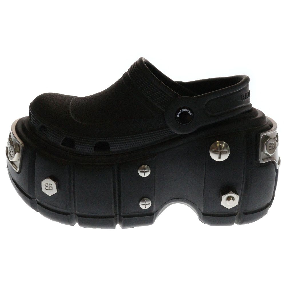 BALENCIAGA バレンシアガ 22SS ×CROCS HARDCROCS クロックス ハードクロックス ミュール サンダル ブラック 687398