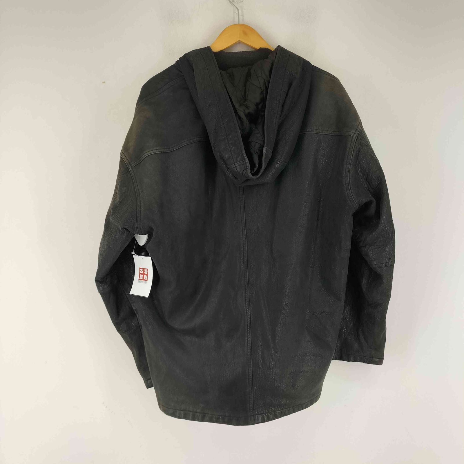 ユーズドフルギ 古着 LIPSTAR 羊革レザーダッフルコート メンズ JPN M