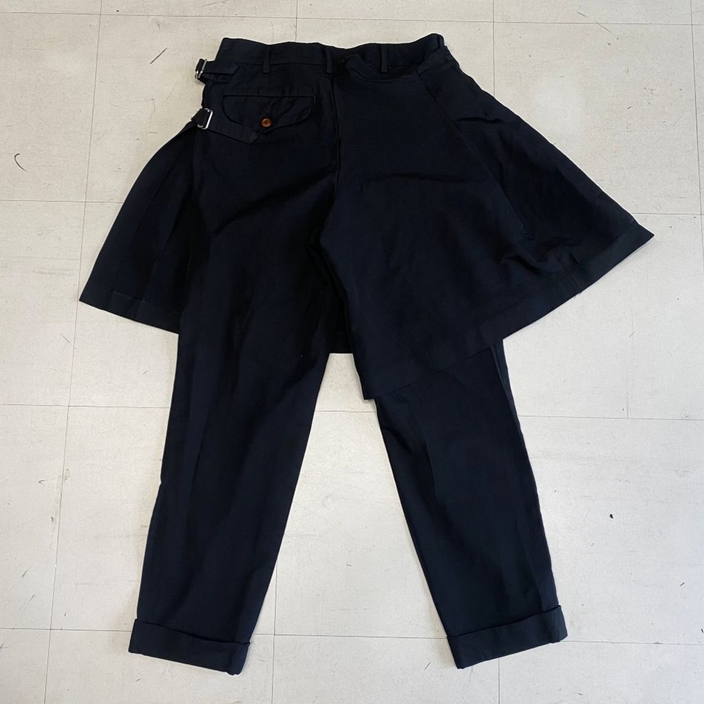 S*r様 vetementsパンツ 定価146300円⭐️破格提供⭐️ COMME des GARCONS HOMME PLUS 16SS Layered Fulled Polyester