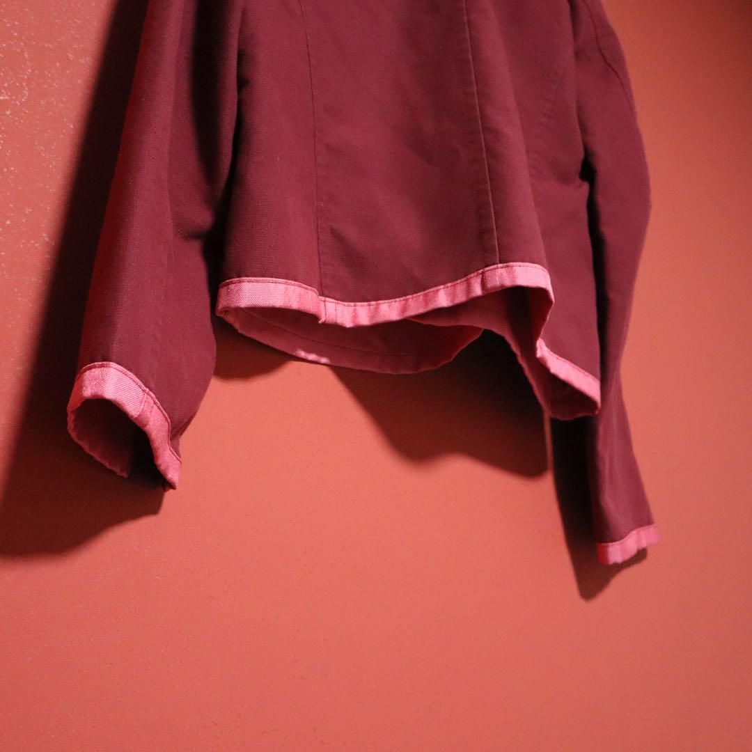 コムデギャルソン AD2000 Round Collar Pink Jacket - メルカリ