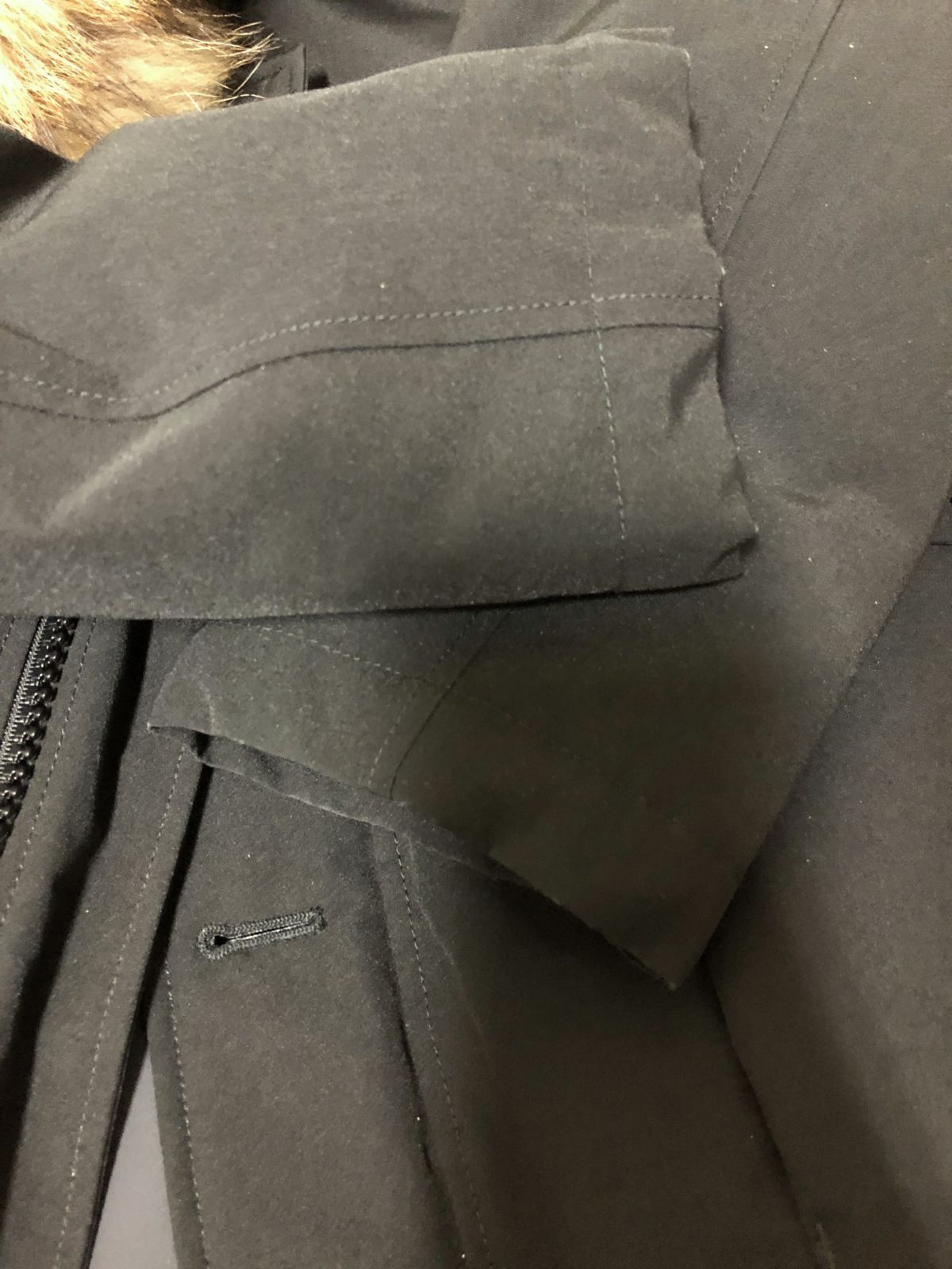 ダウンジャケット ラクーンファー