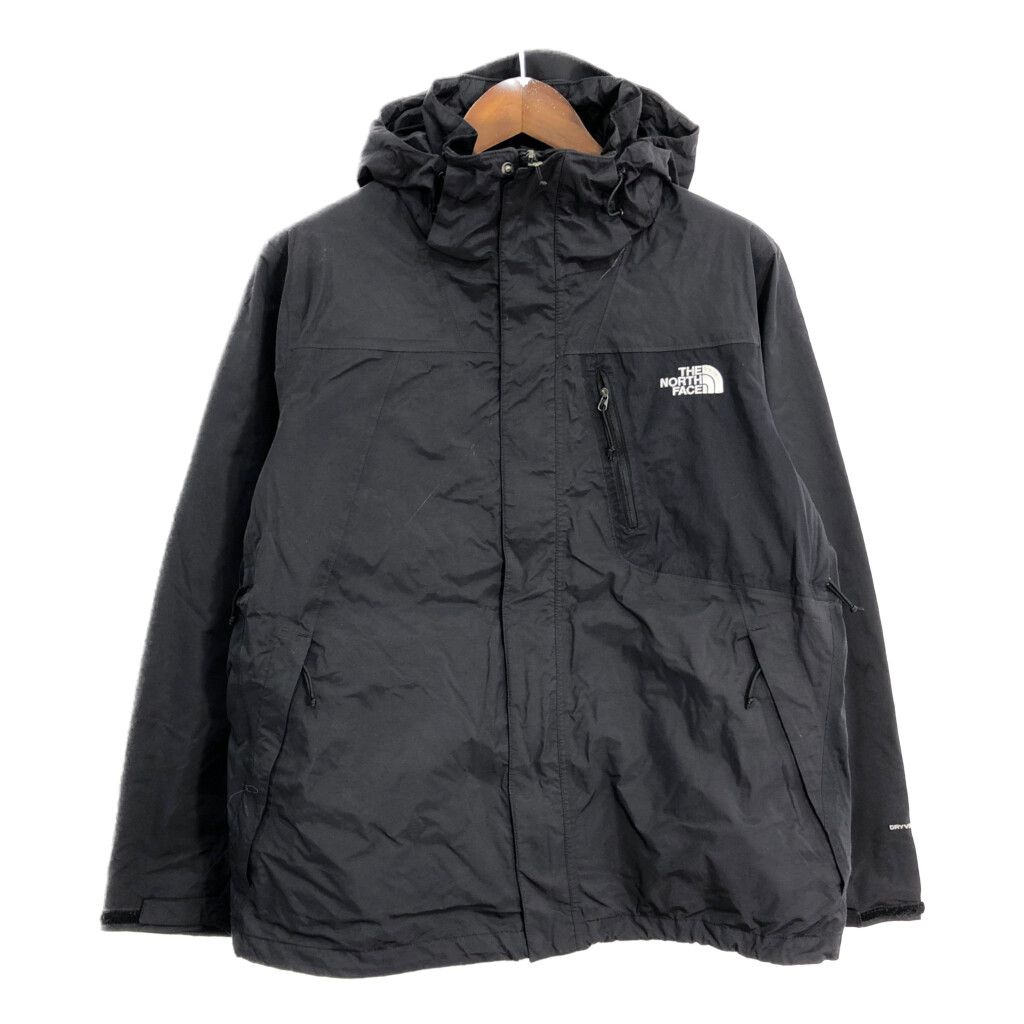THE NORTH FACE ノースフェイス DRYVENT マウンテンパーカー アウトドア ブラック (メンズ M) 中古 古着 T0584